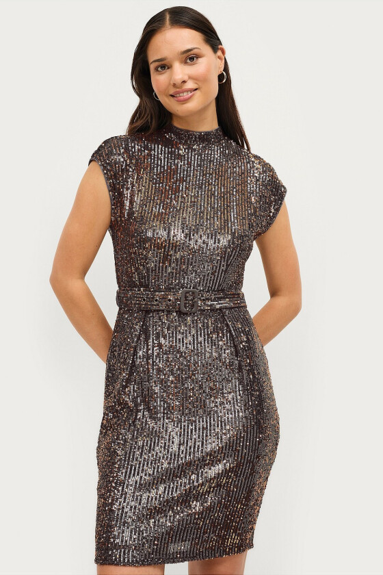 Plajettkjole Klara - Bronse