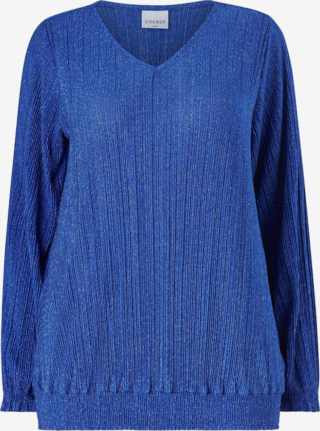 Topp Daun 539-Blouse L/S - Blå
