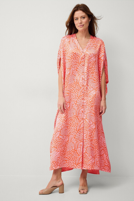 Maxikjole Kaftan Milia - Rosa