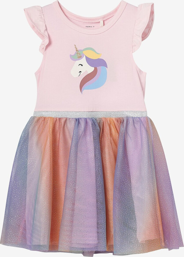 Kjole nmfHappi SS Dress - Rosa