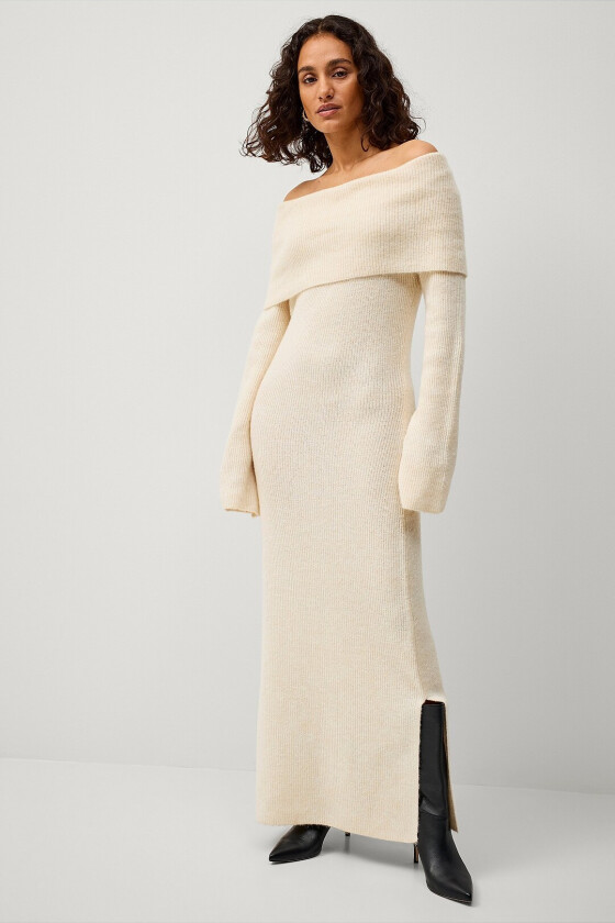 Maxikjole Lisette - Beige