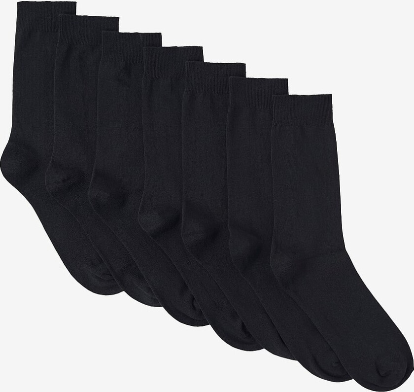 Sokk 7-pakning - Svart