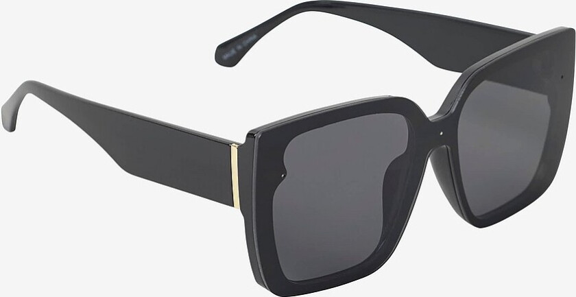 Store firkantede solbriller - Svart