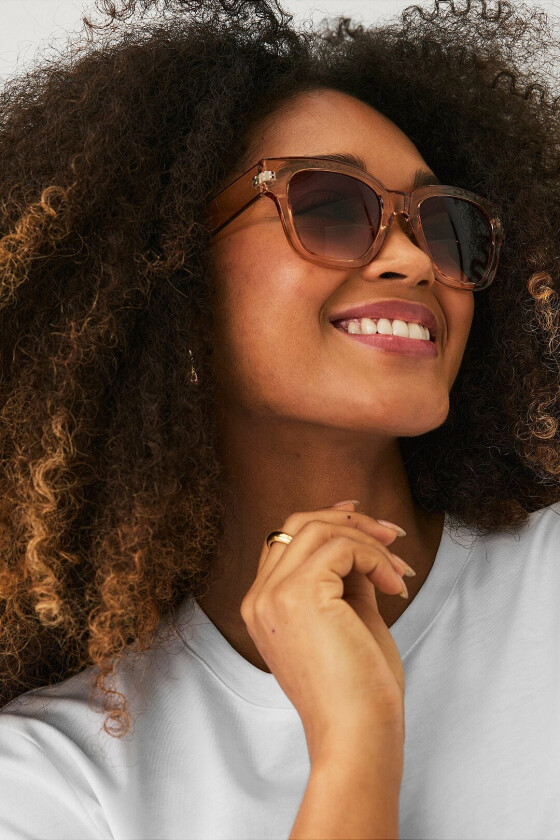 Klassiske Chunky-solbriller - Rosa