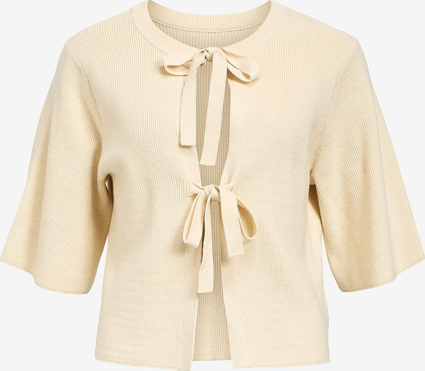 Topp objUlla Parvi 2/4 Knit Cardigan - Grå