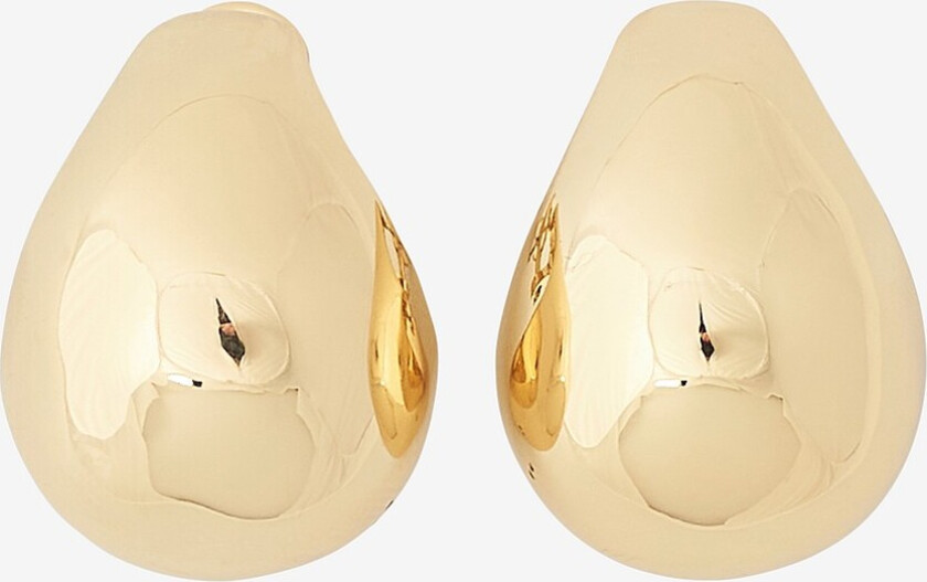 Øredobber med avrundede dråper - Gull