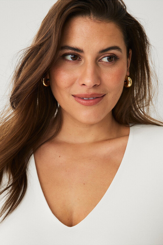 Øredobber avrundet - Gull