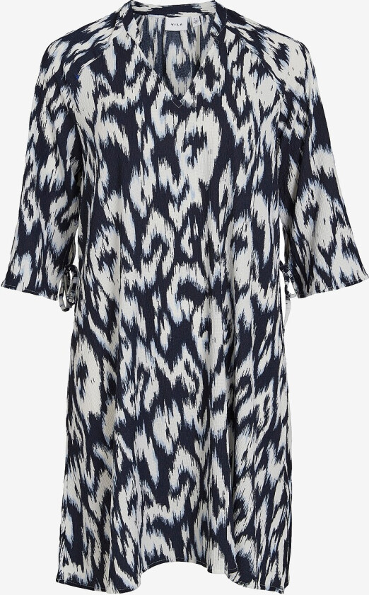 Kjole viLaya Mila 3/4 Dress - Blå