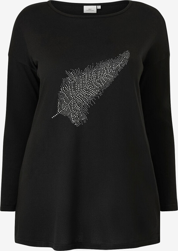 Topp carMalba LS Long Top Jrs - Svart
