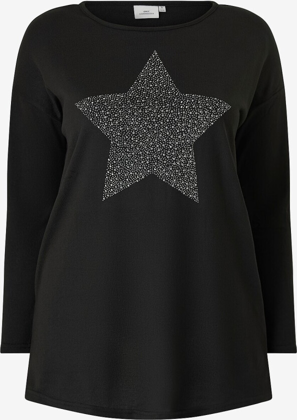 Topp carMalba LS Long Top Jrs - Svart