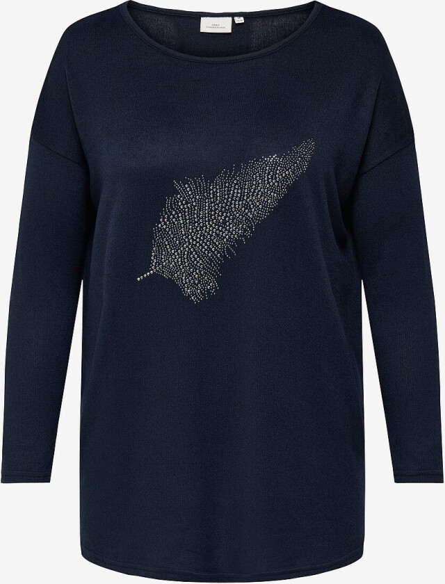 Topp carMalba LS Long Top Jrs - Blå
