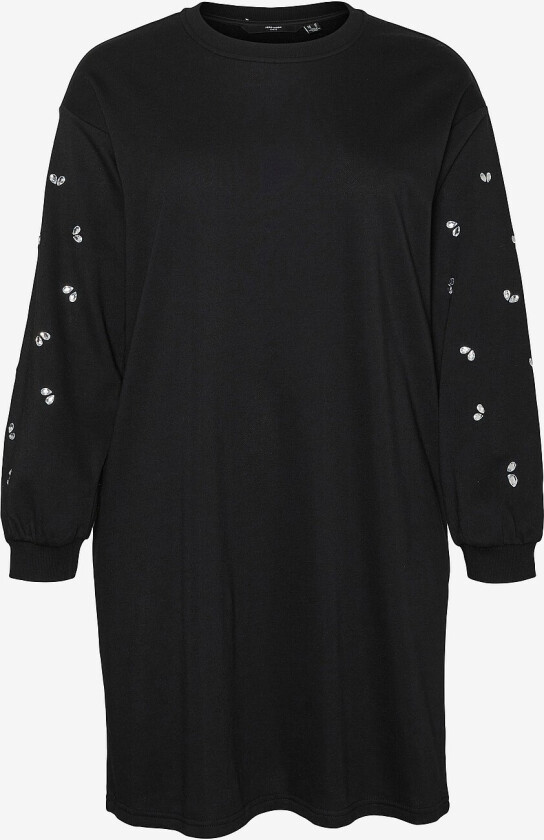 Kjole vmcDora LS Short Dress Jrs GA Cur - Svart