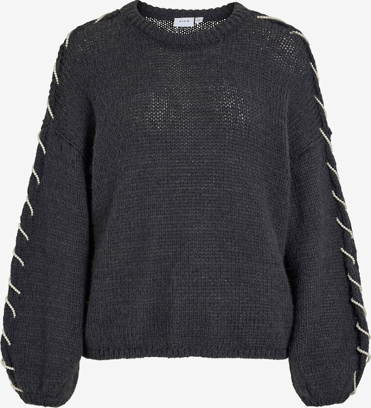 Pullover Vichoca Pearl Detail - Grå