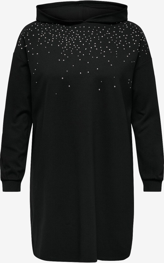 Kjole carValentini Life LS Hood Dress Jrs - Svart