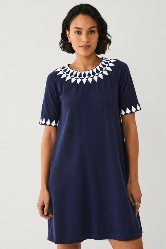 Kjole Tindra Dress - Blå