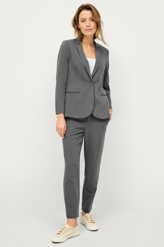 Millie slacks med et stretch - Grå