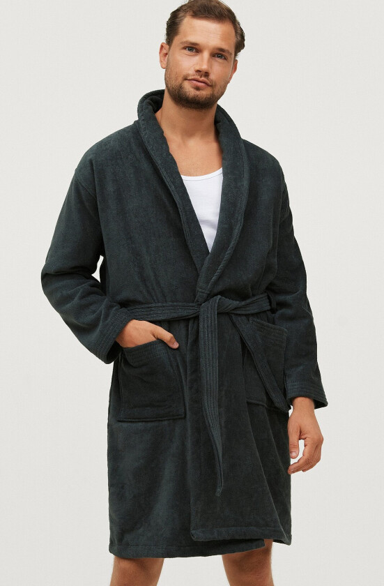 Morgenkåpe Lewis Velour - Grå