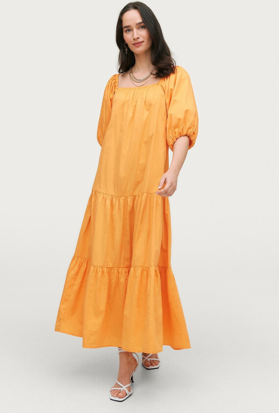 Maxikjole Lindy - Orange