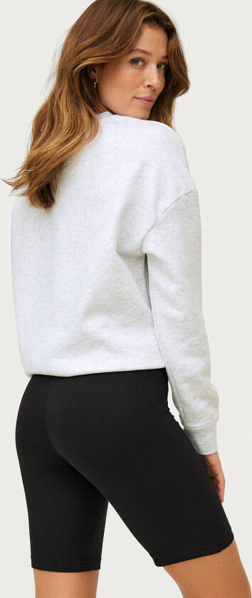 Kort sykkelbukse med høy midje - Svart