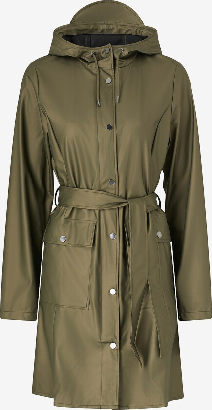Regnjakke Curve Long Jacket W3 - Bronse