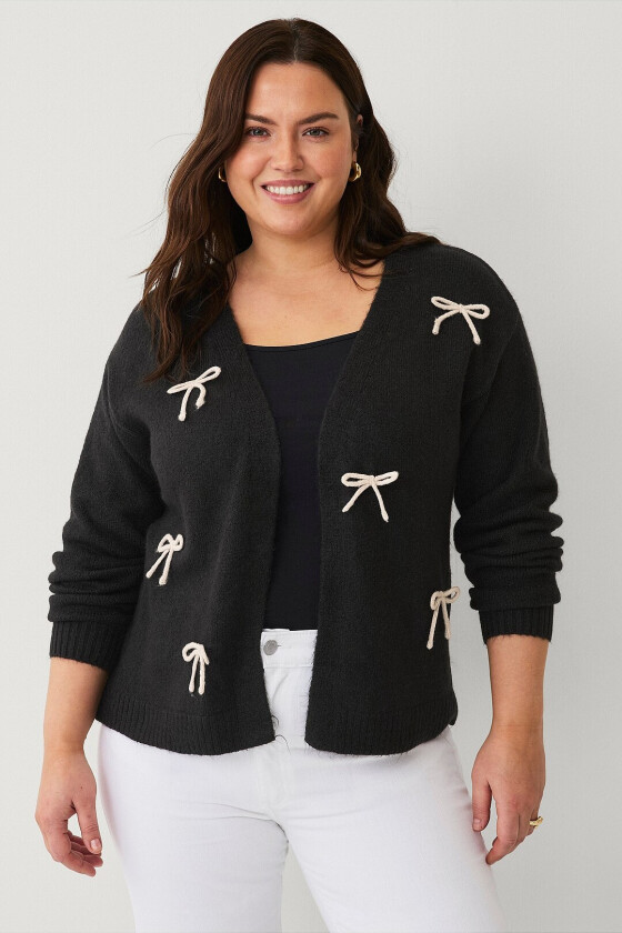 Kardigan caBow L/S Cardigan - Svart