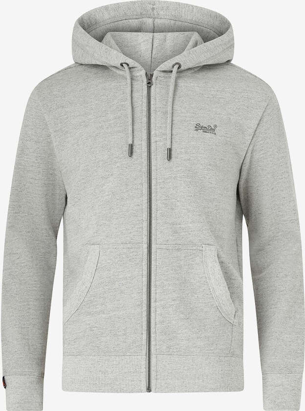 Hettegenser Essential Logo Zip Hoodie HB - Grå