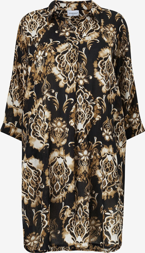 Kjole Cacy 498-Dress 3/4 - Svart