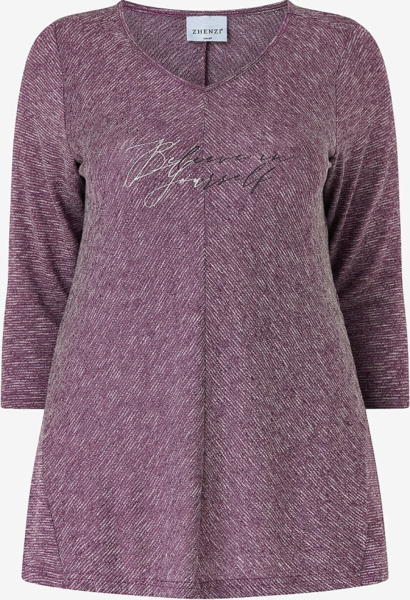 Topp aBee 453-t-shirt 3/4 - Lilla