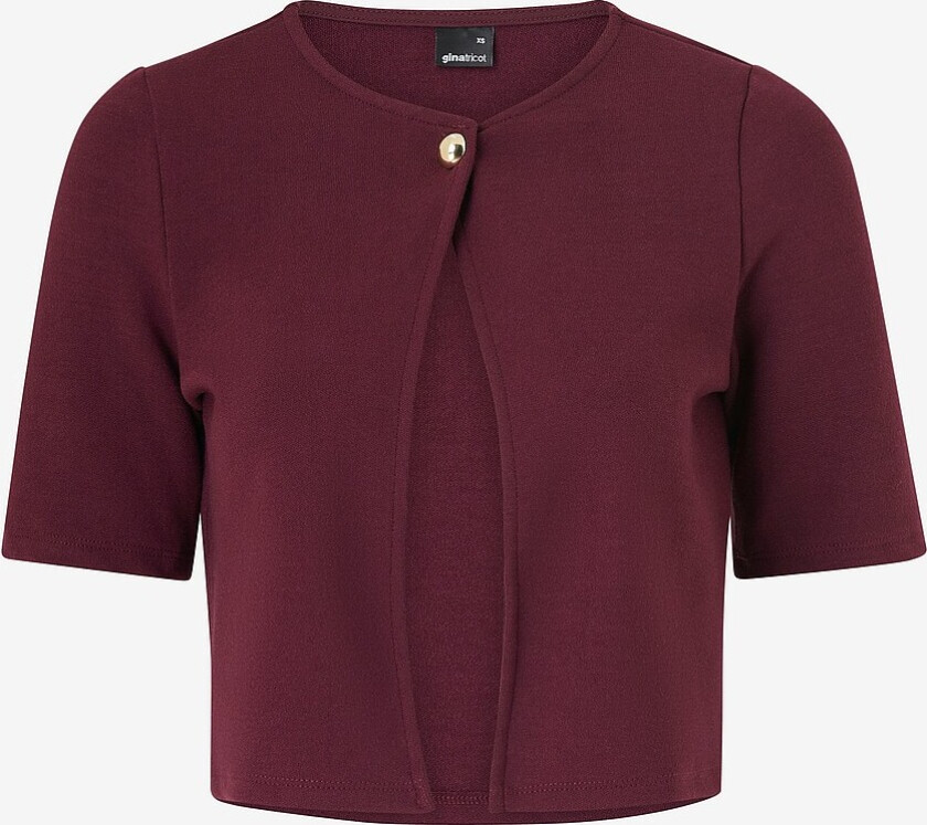 Topp One Button Top - Rød