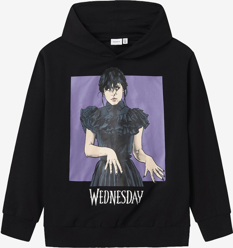 Hettegenser nkfJida Wednesday Rlx SW WH Unb - Svart