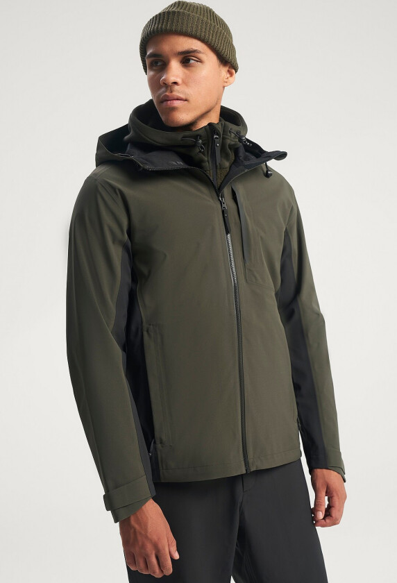 Skalljakke 3-Layer Shell Jacket - Grønn