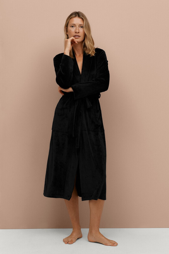 Morgenkåpe Kimberly - Svart