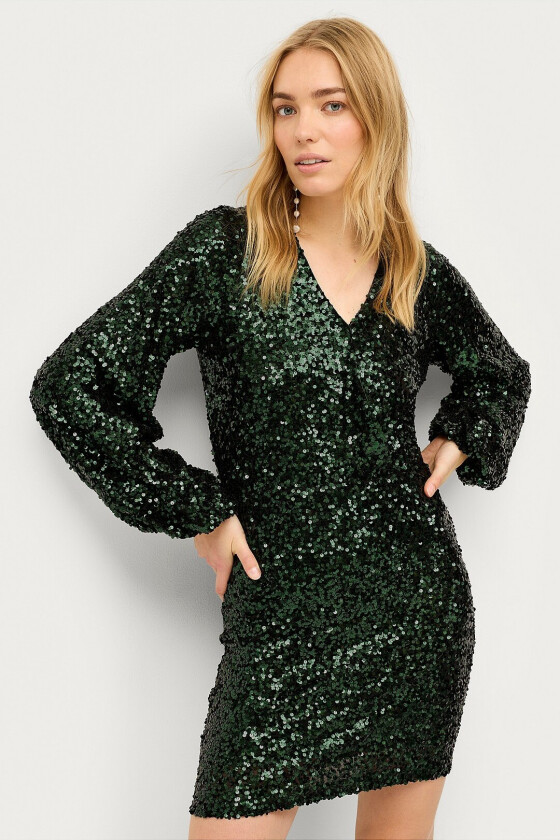 Plajettkjole Alissa - Grønn