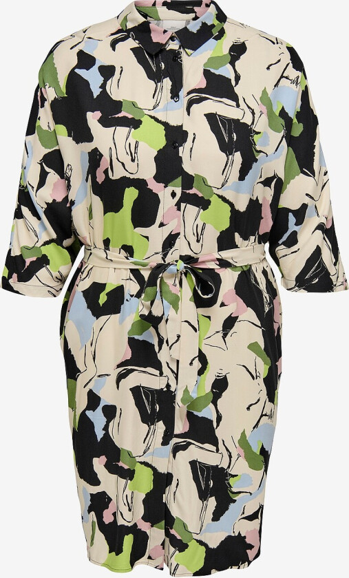 Skjortekjole carIsidora Life 3/4 Knee Shirt Dress - Grå