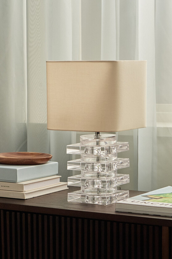 Bordlampe Stella - Transparent