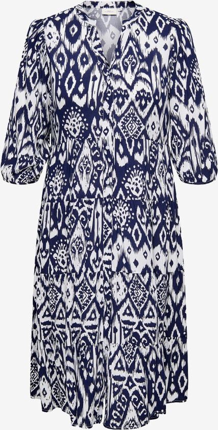Kjole carMilana 3/4 Dress Wvn - Blå