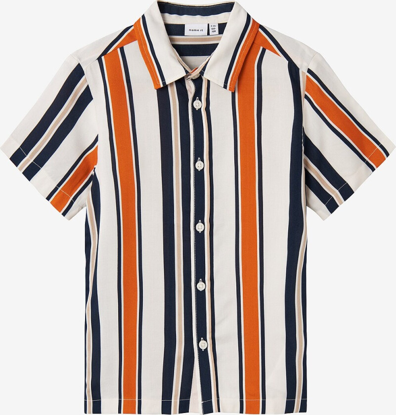 Skjorte nkmDerek SS Shirt - Hvit