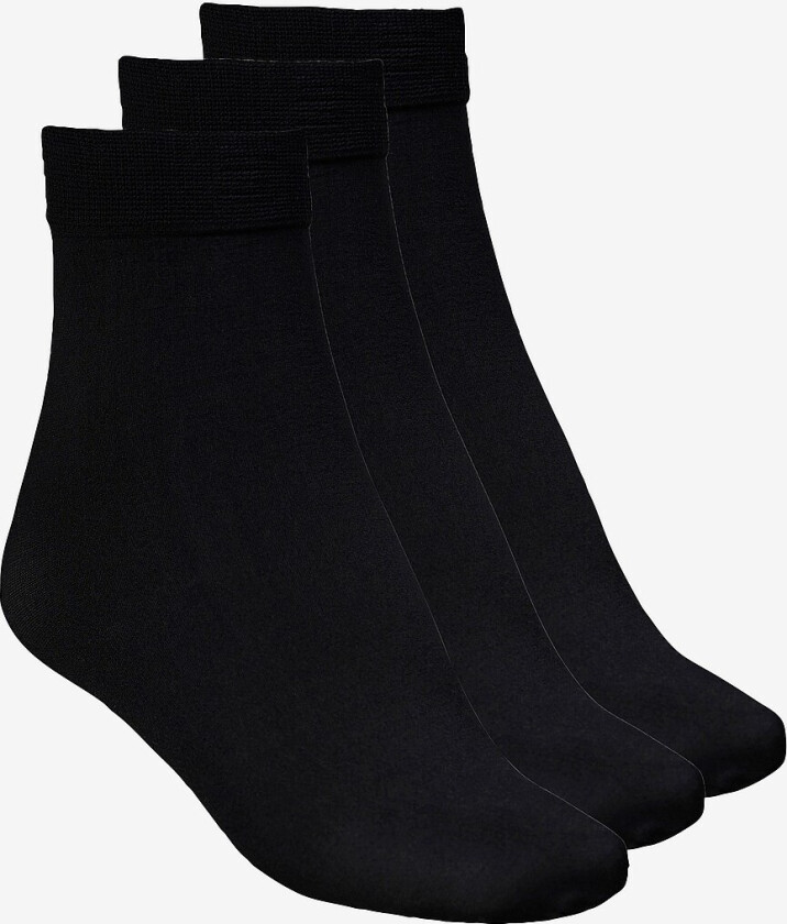 Ankelsokker 55 Den 3-pk - Svart