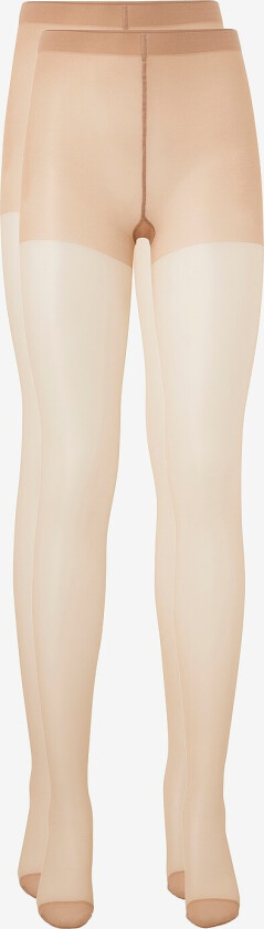 Strømpebukser 20 Denier Shiny 2-pakning - Natur