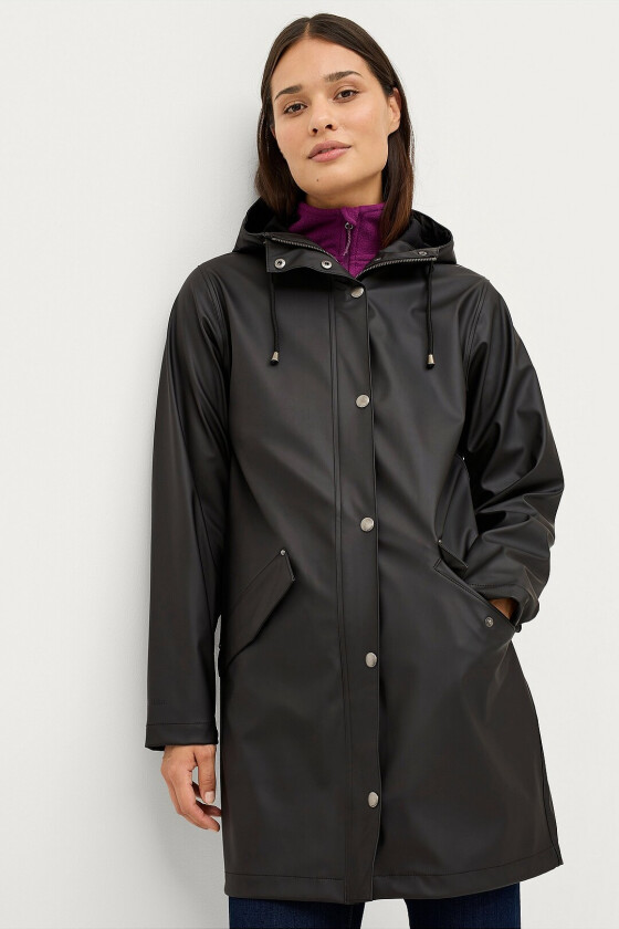 Regnjakke PU Parka W - Svart