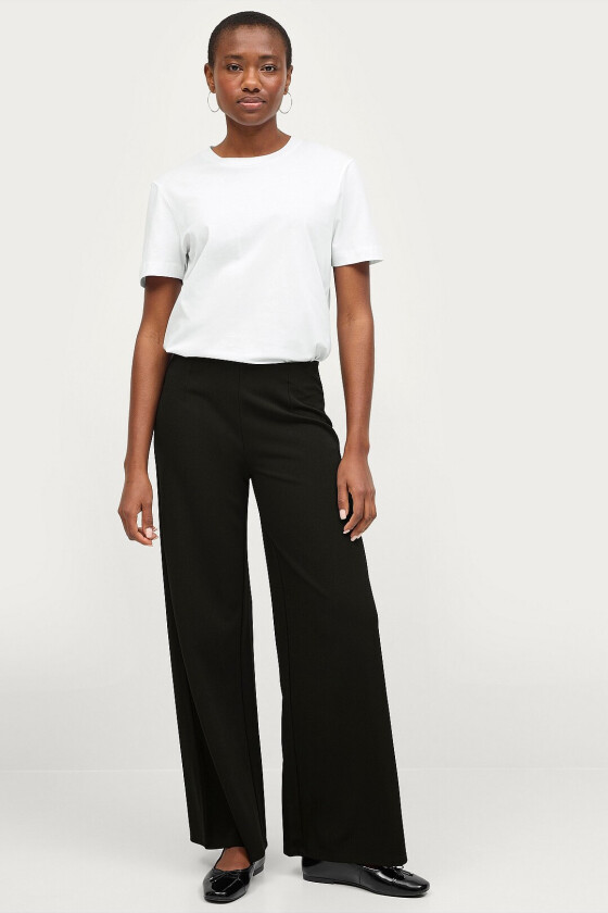 Bukse Lorelai Jersey Pants HW - Svart