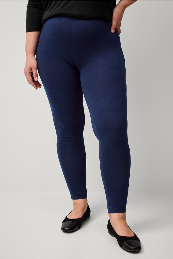 Leggings med høy midje - Blå