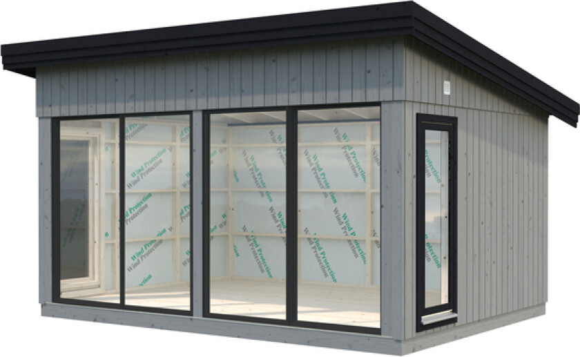 Bilde av Hagestue annabel 13,4 m² med doble skyvedører