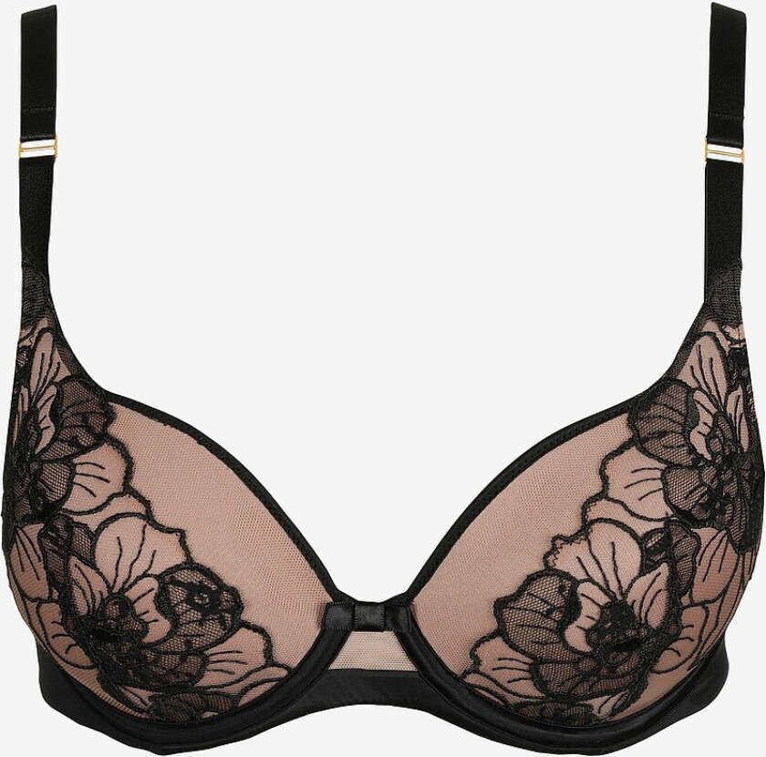 Spile-BH Padded Bra Heartshape Sancha - Svart