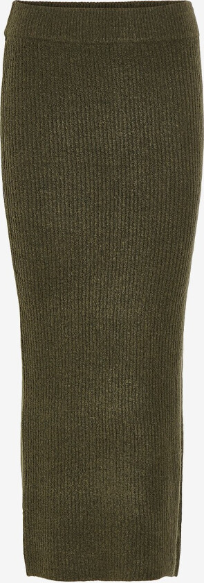 Maxi skjørt viAmy HW Midi Knit Skirt - Grønn