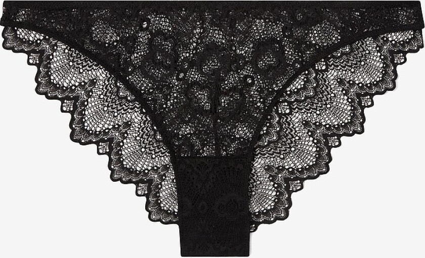 Blondetruse Lace Bikini Briefs - Svart