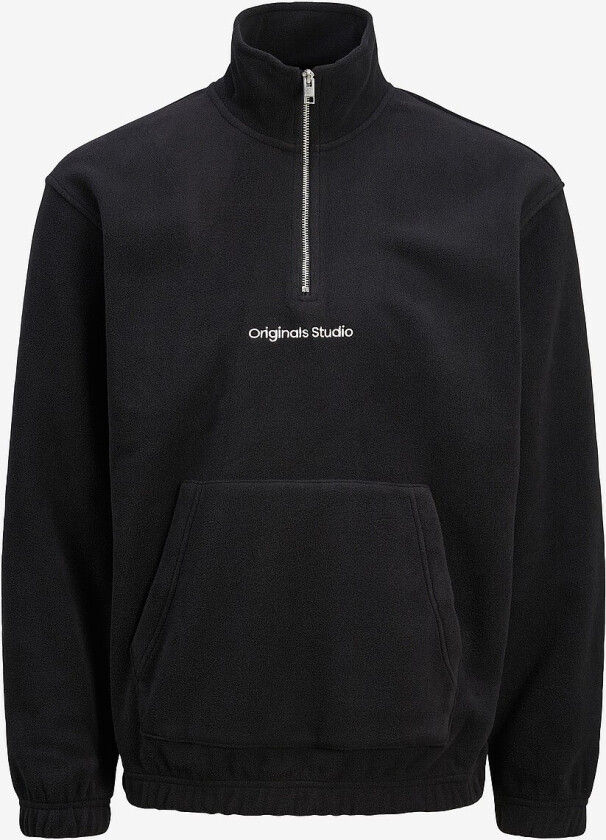 Fleeceskjorte jorVesterbro Fleece Quarter Zip - Svart