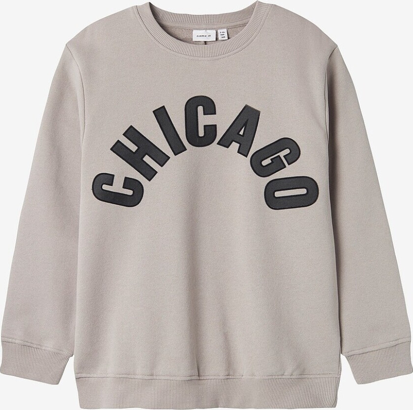 Collegegenser nkmBifinn LS Nreg Sweat Unb - Grå