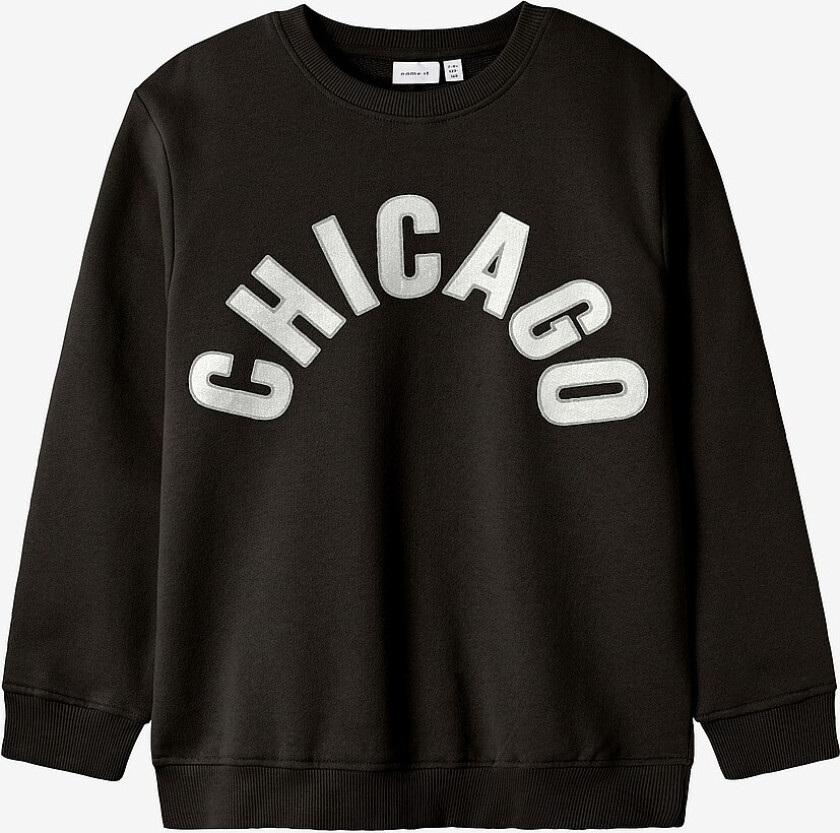 Collegegenser nkmBifinn LS Nreg Sweat Unb - Svart