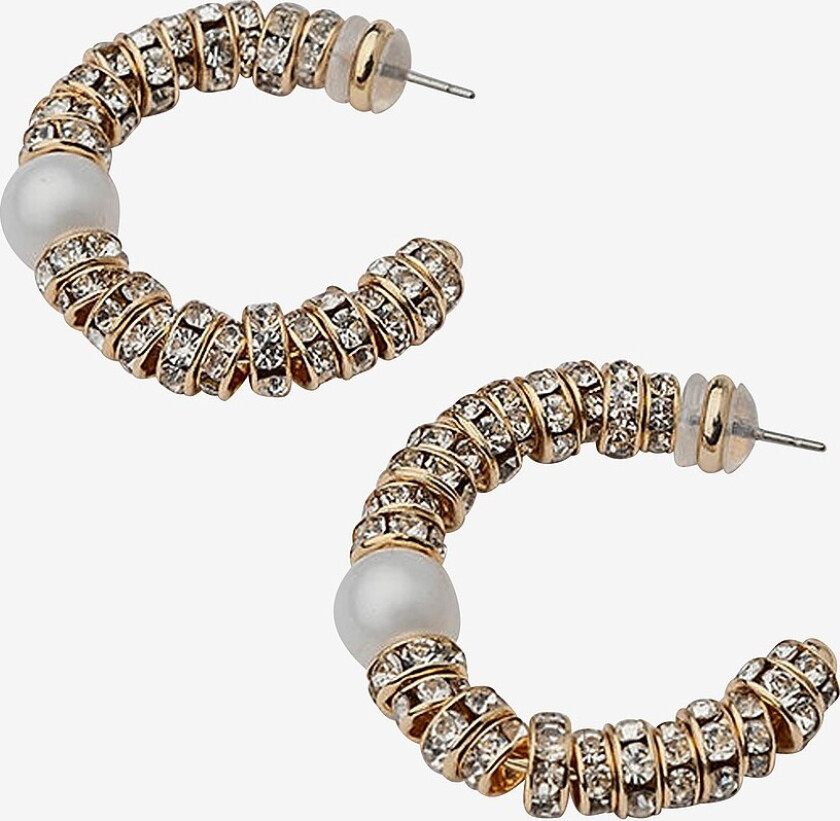 Øredobber Glow Hoops - Gull